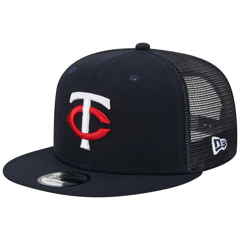 Minnesota Twins Team Color Trucker 9FIFTY Snapback Hat - Navy | New Era