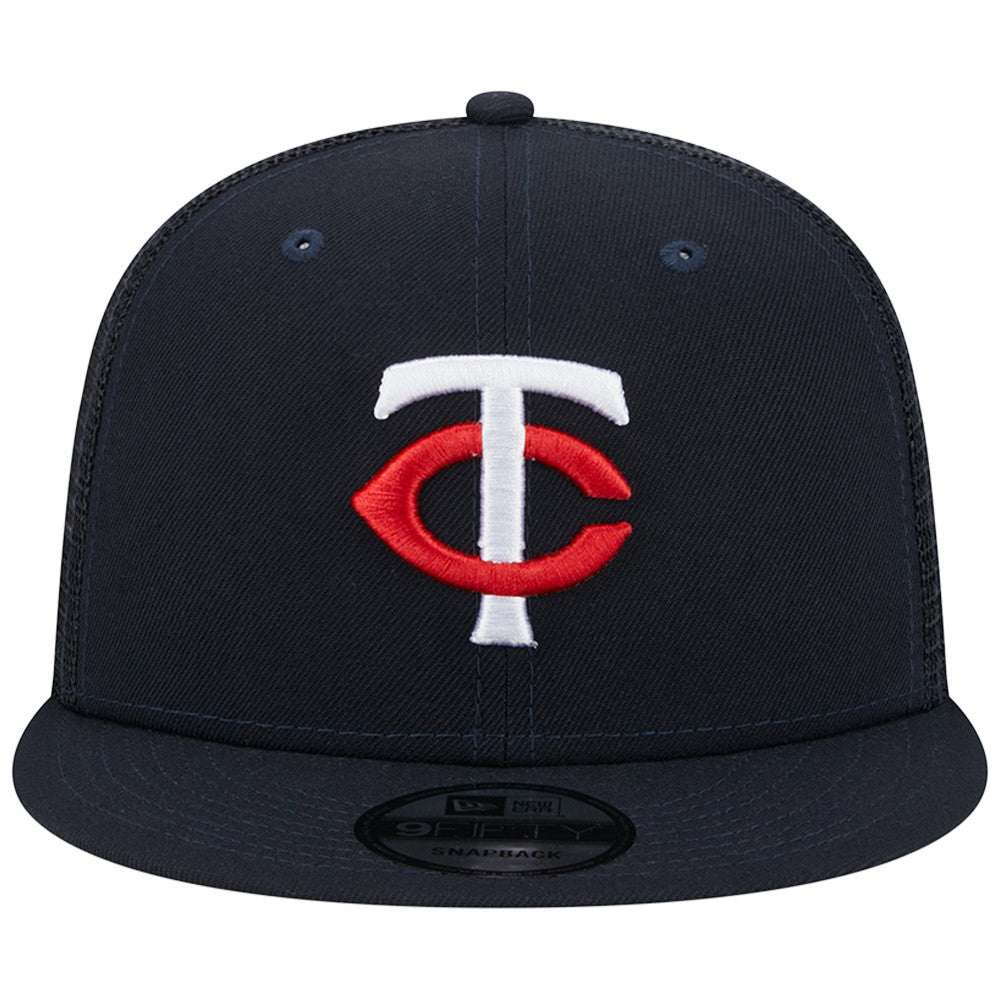 Minnesota Twins Team Color Trucker 9FIFTY Snapback Hat - Navy | New Era