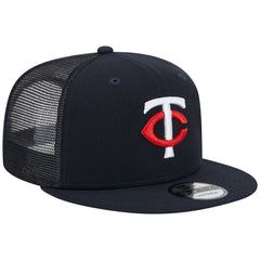 Minnesota Twins Team Color Trucker 9FIFTY Snapback Hat - Navy | New Era