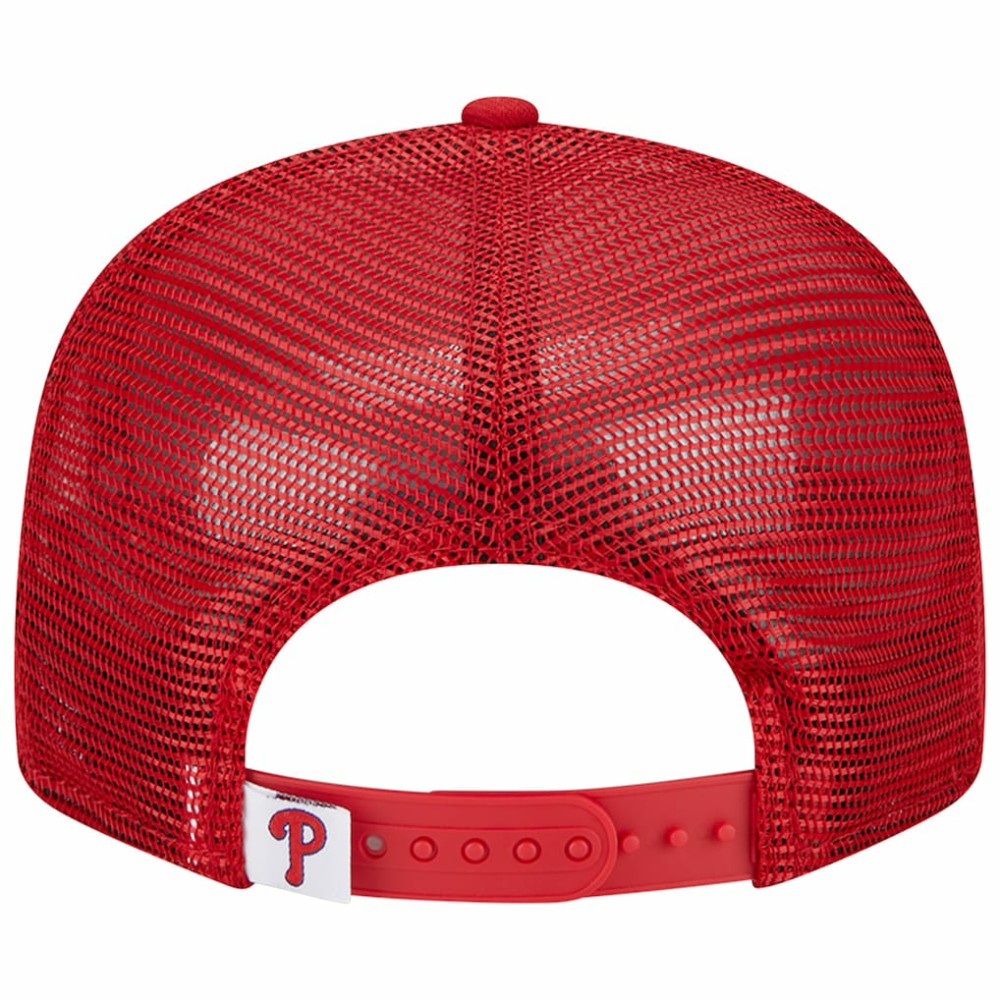 Philadelphia Phillies Team Color Trucker 9FIFTY Snapback Hat - Red | New Era