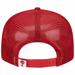 Philadelphia Phillies Team Color Trucker 9FIFTY Snapback Hat - Red | New Era