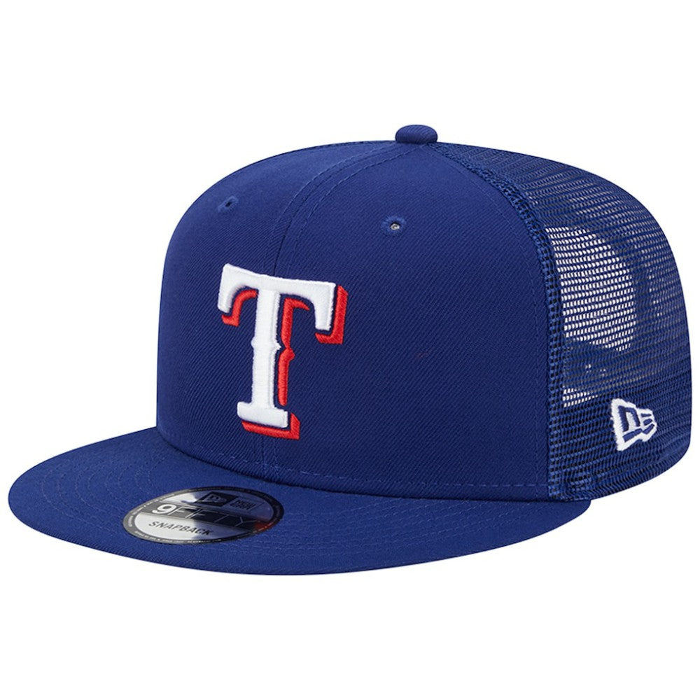 Texas Rangers Team Color Trucker 9FIFTY Snapback Hat - Royal | New Era