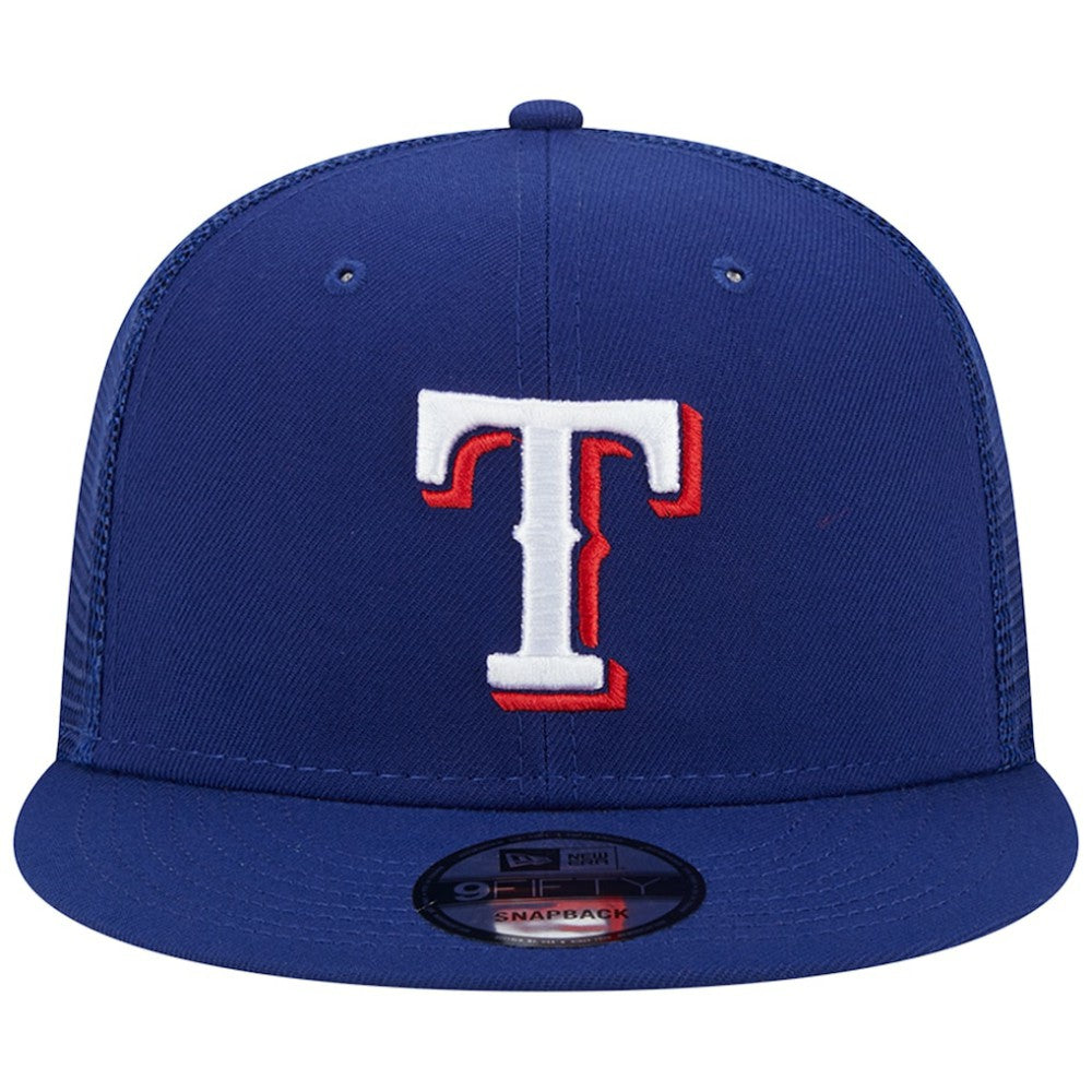 Texas Rangers Team Color Trucker 9FIFTY Snapback Hat - Royal | New Era