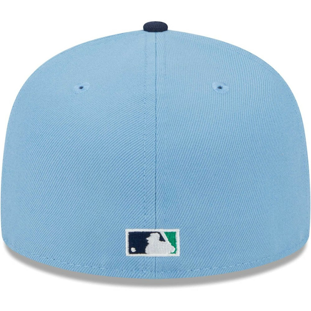 Chicago White Sox Green Undervisor 59FIFTY Fitted Hat - Light Blue/Navy | New Era