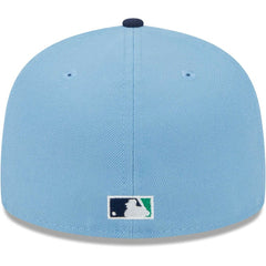 Chicago White Sox Green Undervisor 59FIFTY Fitted Hat - Light Blue/Navy | New Era