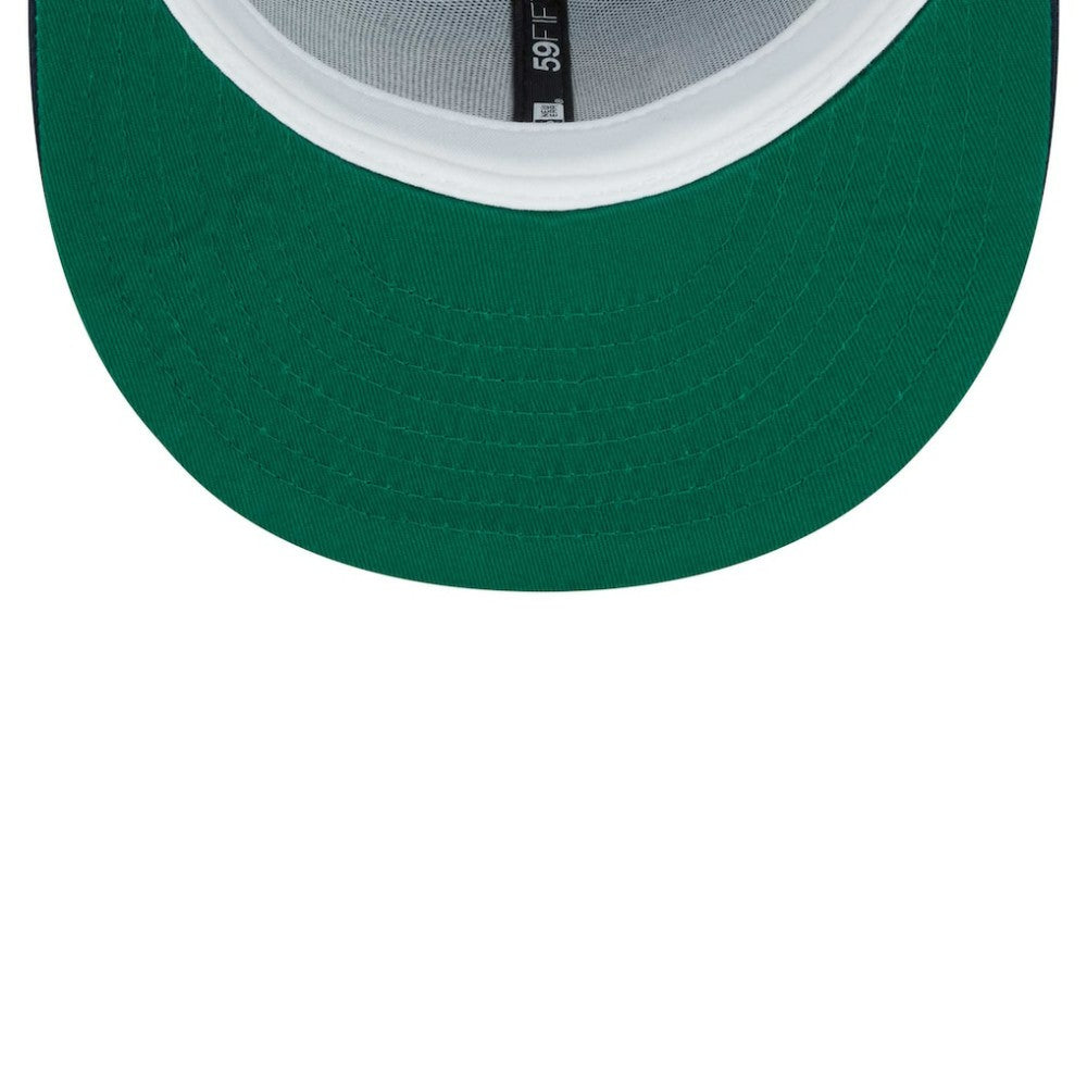 Chicago White Sox Green Undervisor 59FIFTY Fitted Hat - Light Blue/Navy | New Era