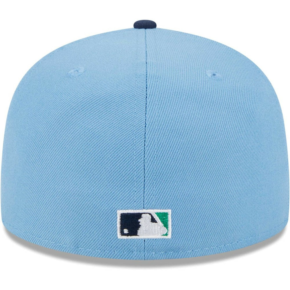 Chicago White Sox Green Undervisor 59FIFTY Fitted Hat - Light Blue/Navy | New Era