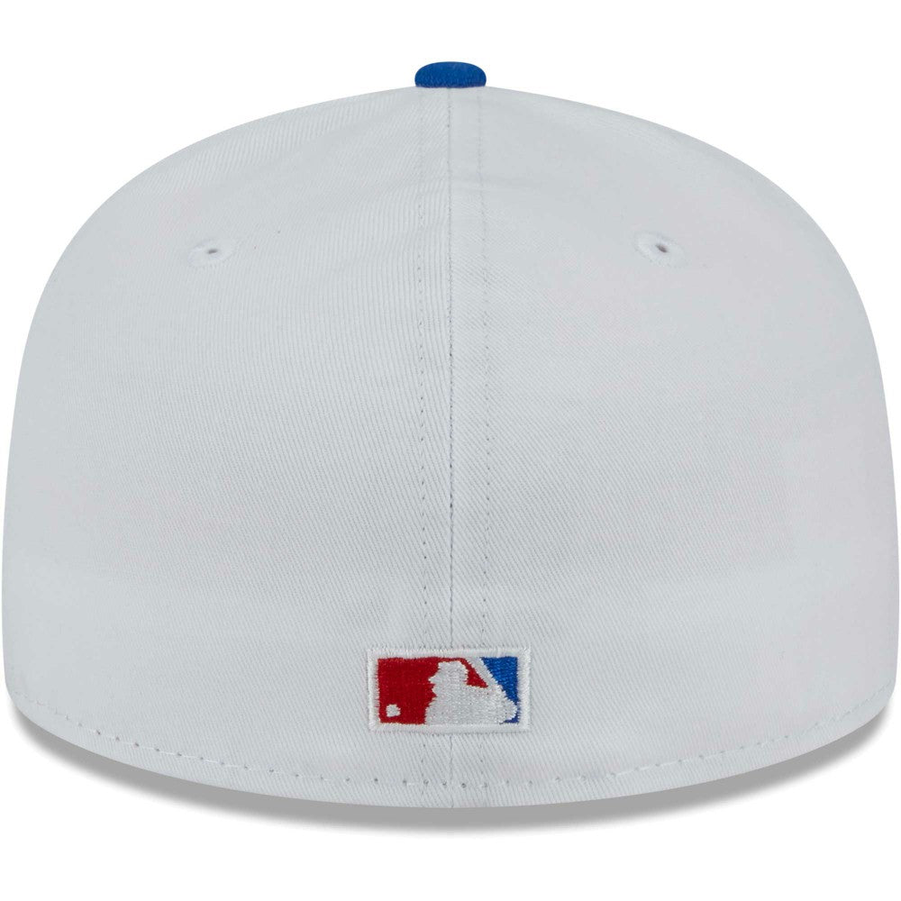 Los Angeles Dodgers Undervisor 59FIFTY Fitted Hat - White/Red | New Era