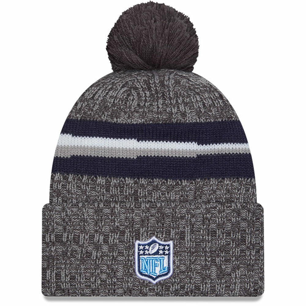 NFL Tennessee Titans 2023 Sideline Sport Cuffed Pom Knit Hat