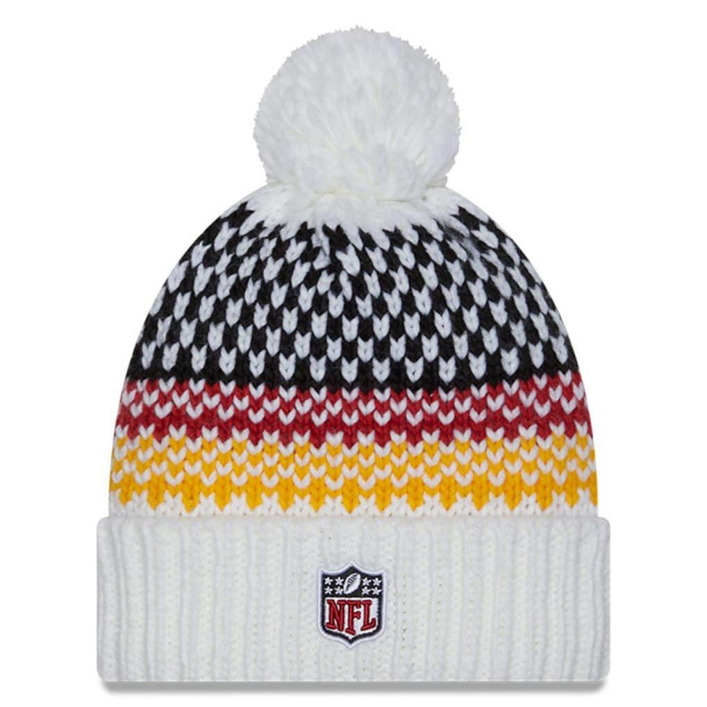 NFL Arizona Cardinals Women's 2023 Sideline Cuffed Knit Hat with Pom