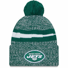 NFL New York Jets 2023 Sideline Cuffed Knit Hat With Pom