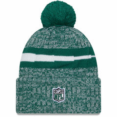 NFL New York Jets 2023 Sideline Cuffed Knit Hat With Pom