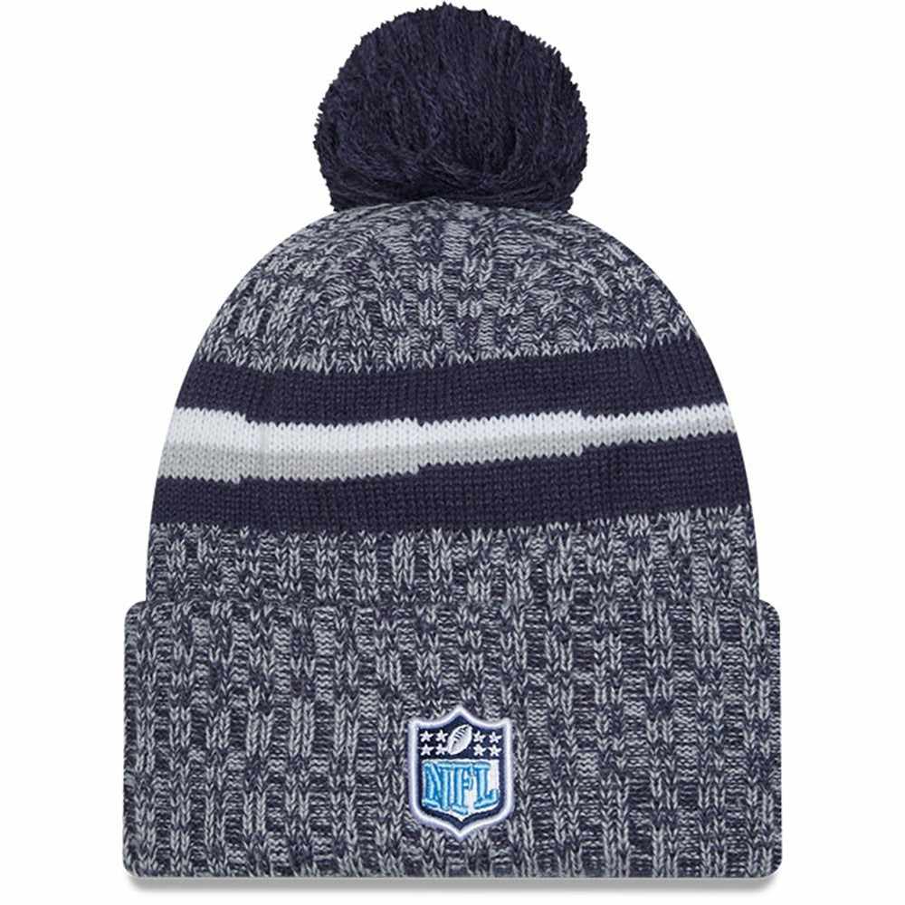 NFL Tennessee Titans 2023 Sideline Cuffed Knit Hat With Pom