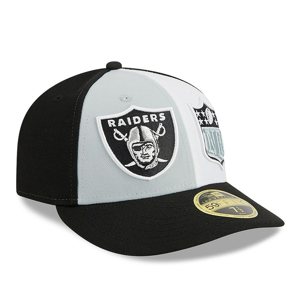 NFL Las Vegas Raiders 2023 Sideline Low Profile 59FIFTY Fitted Hat