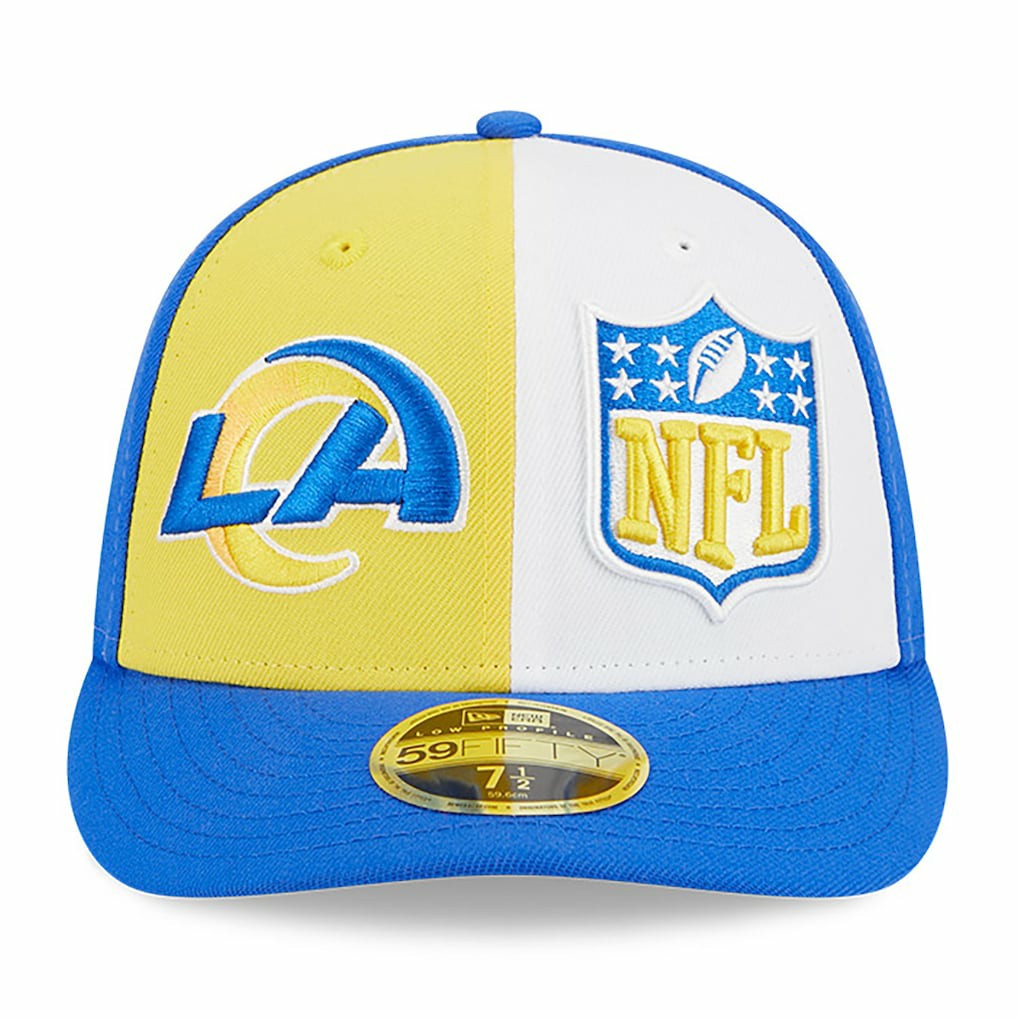 NFL Los Angeles Rams 2023 Sideline Low Profile 59FIFTY Fitted Hat