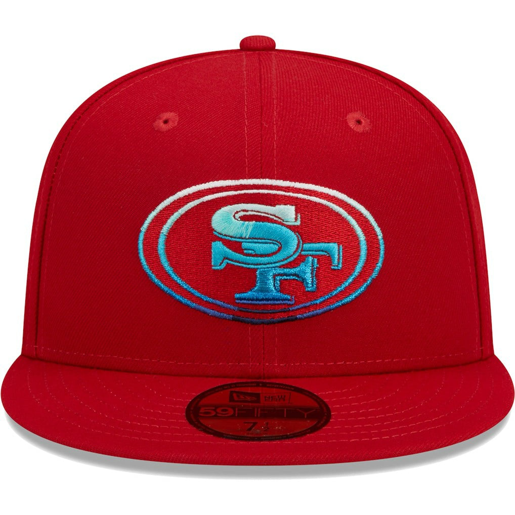 NFL San Francisco 49ers Gradient 59FIFTY Fitted Hat