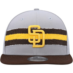 San Diego Padres Band 9FIFTY Snapback Hat - Gray/Brown | New Era