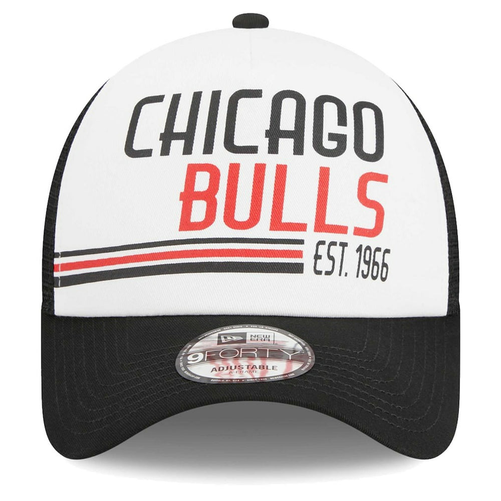 Chicago Bulls Lift Pass Foam Front Trucker 9FORTY Adjustable Hat - White | New Era online