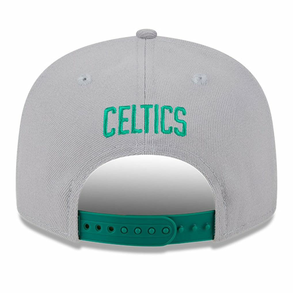 Boston Celtics Chenille Band 9FIFTY Snapback Hat - Gray | New Era sale