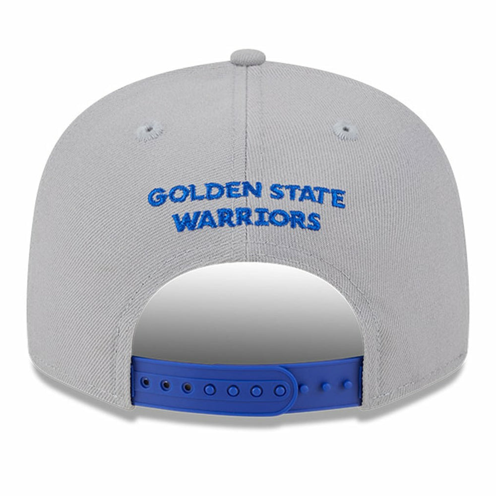 Golden State Warriors Chenille Band 9FIFTY Snapback Hat sale - Gray | New Era discount