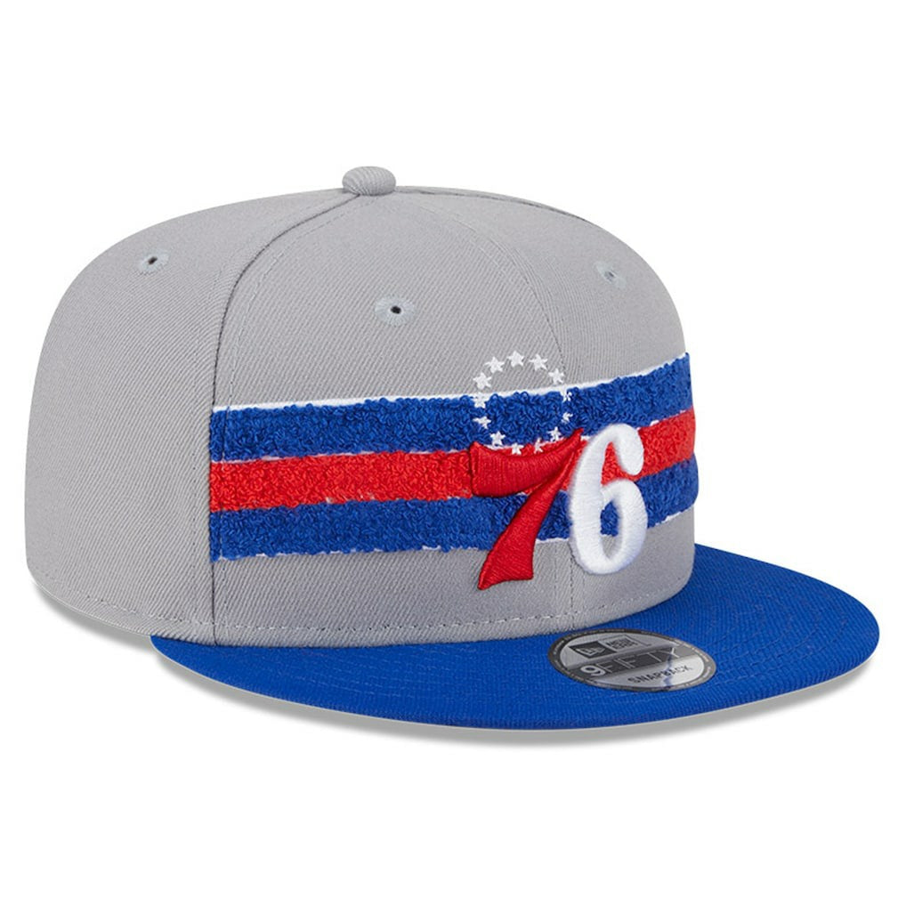 Philadelphia 76ers Chenille Band 9FIFTY Snapback Hat - Gray | New Era online
