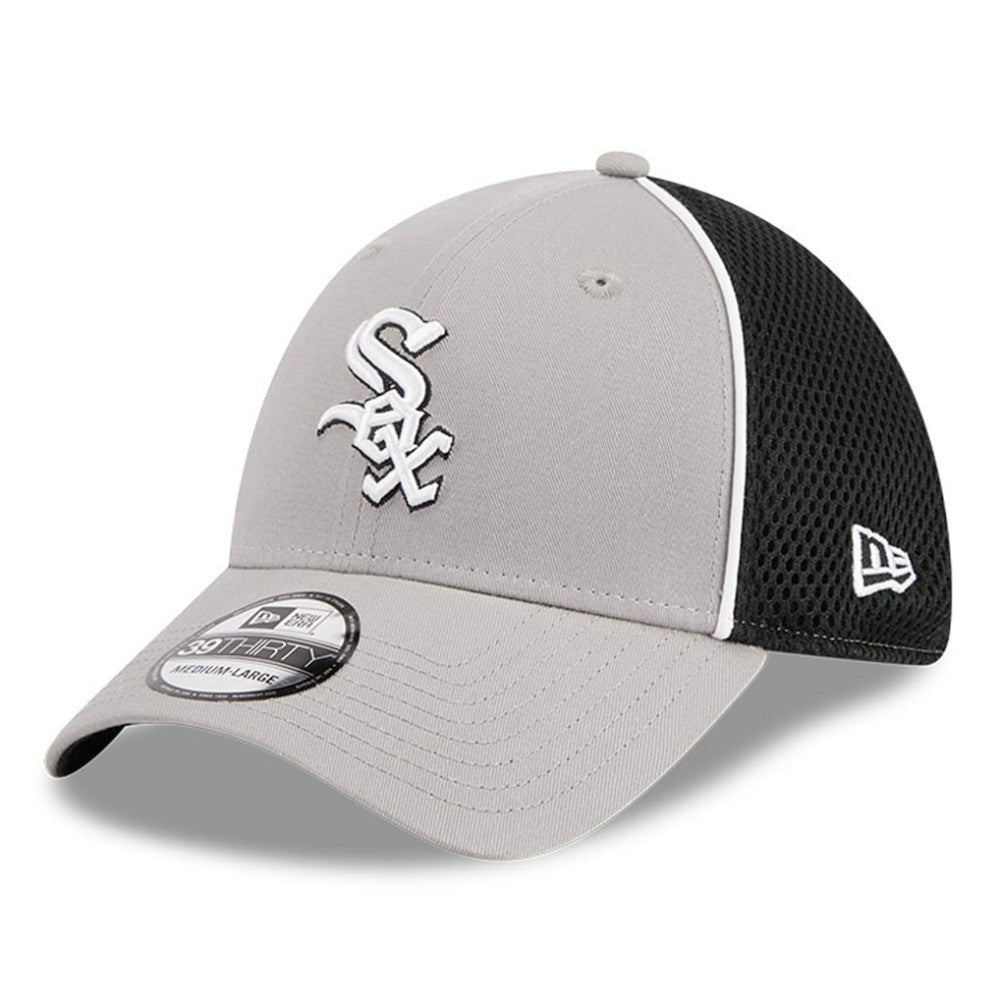 Chicago White Sox Pipe 39THIRTY Flex Hat - Gray | New Era