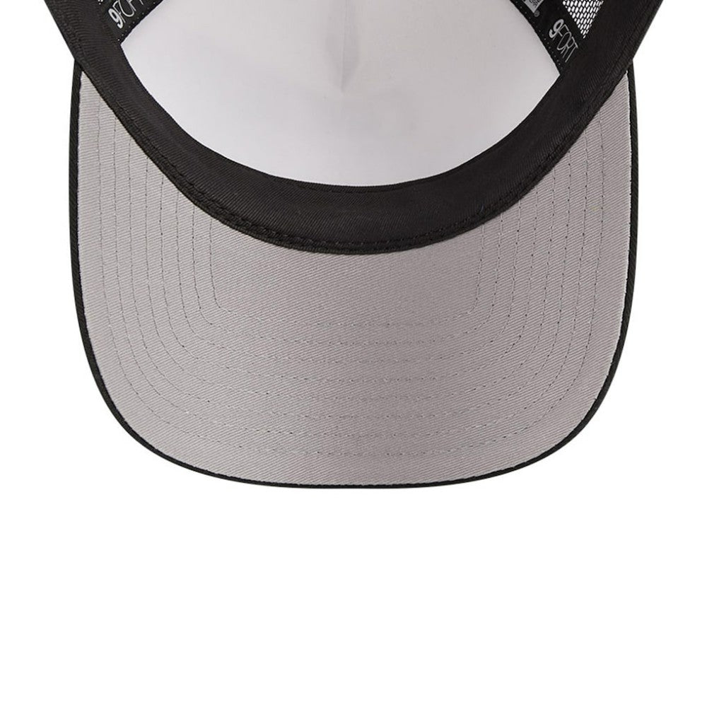 San Francisco Giants Stacked A-Frame Trucker 9FORTY Adjustable Hat - White/Black | New Era
