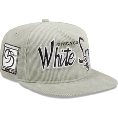 Chicago White Sox Corduroy Golfer Adjustable Hat - Gray | New Era