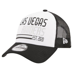 NFL Las Vegas Raiders Stacked A-Frame Trucker 9FORTY Adjustable Hat