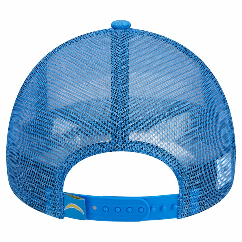 NFL Los Angeles Chargers Stacked A-Frame Trucker 9FORTY Adjustable Hat