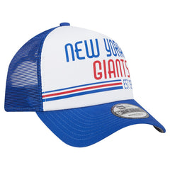 NFL New York Giants Stacked A-Frame Trucker 9FORTY Adjustable Hat