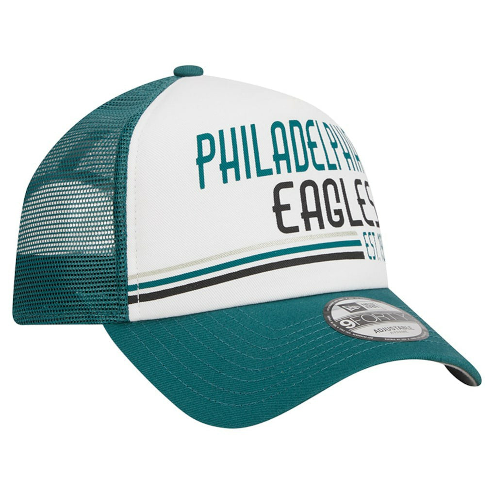 NFL Philadelphia Eagles Stacked A-Frame Trucker 9FORTY Adjustable Hat
