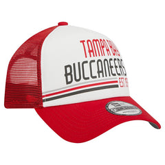 NFL Tampa Bay Buccaneers Stacked A-Frame Trucker 9FORTY Adjustable Hat