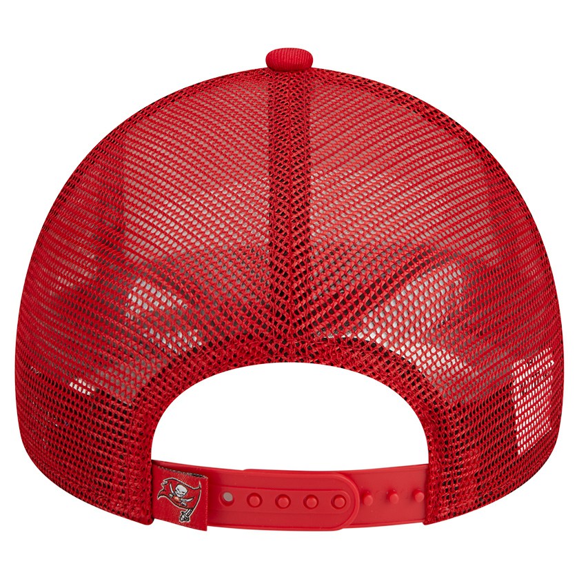 NFL Tampa Bay Buccaneers Stacked A-Frame Trucker 9FORTY Adjustable Hat