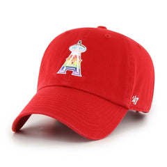 Los Angeles Angels Team Pride Clean Up Adjustable Hat - Red | 47 brand