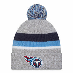 NFL Tennessee Titans Cuffed Knit Hat with Pom
