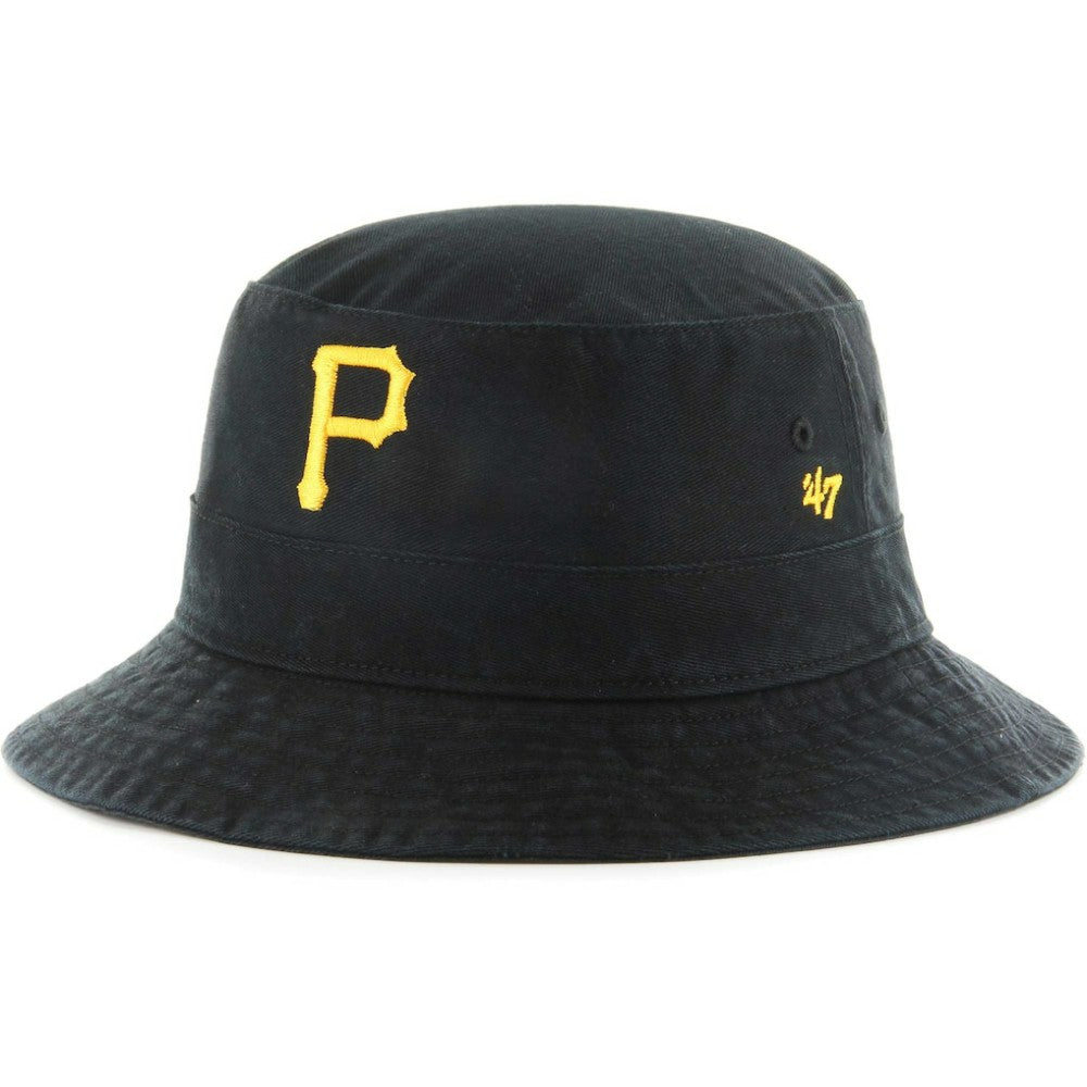 Pittsburgh Pirates Primary Bucket Hat - Black | 47 brand