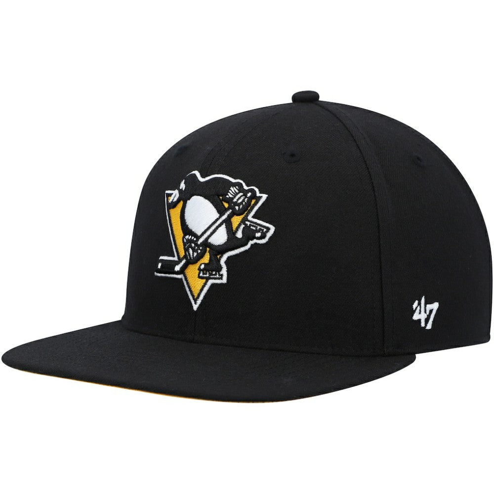Pittsburgh Penguins '47 Sure Shot Captain Snapback Hat