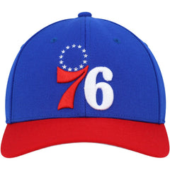 Philadelphia 76ers MVP Team Two-Tone 2.0 Stretch-Snapback Hat - Royal/Red | Mitchell & Ness outlet