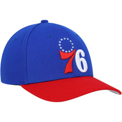 Philadelphia 76ers MVP Team Two-Tone 2.0 Stretch-Snapback Hat - Royal/Red | Mitchell & Ness outlet