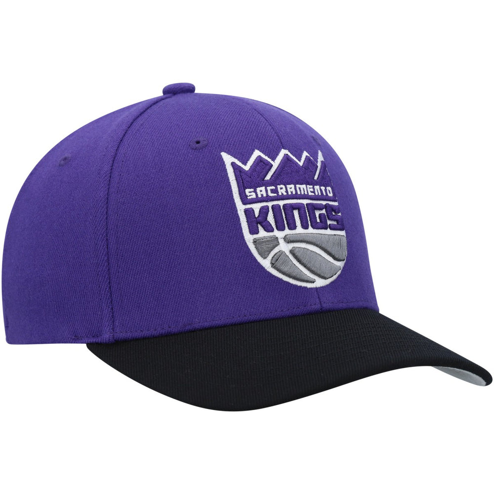 Sacramento Kings MVP Team Two-Tone 2.0 Stretch-Snapback Hat - Purple/Black | Mitchell & Ness for sale