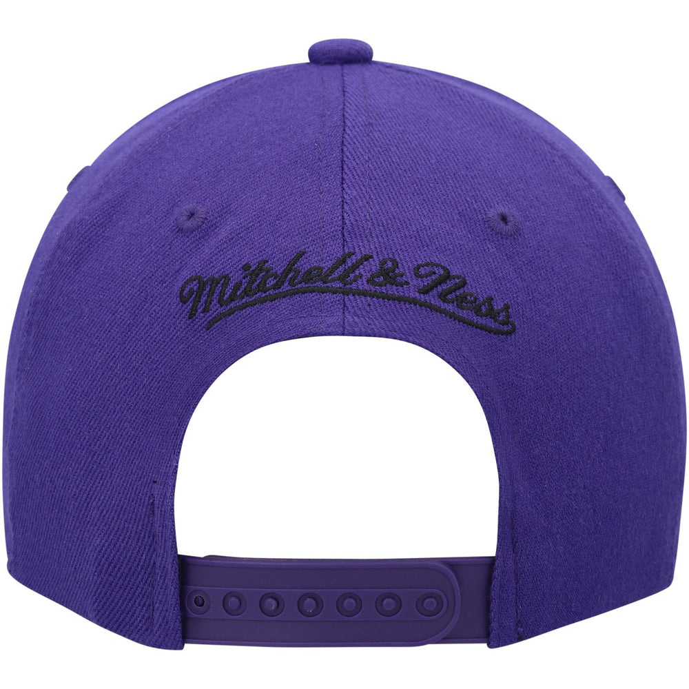 Sacramento Kings MVP Team Two-Tone 2.0 Stretch-Snapback Hat - Purple/Black | Mitchell & Ness for sale