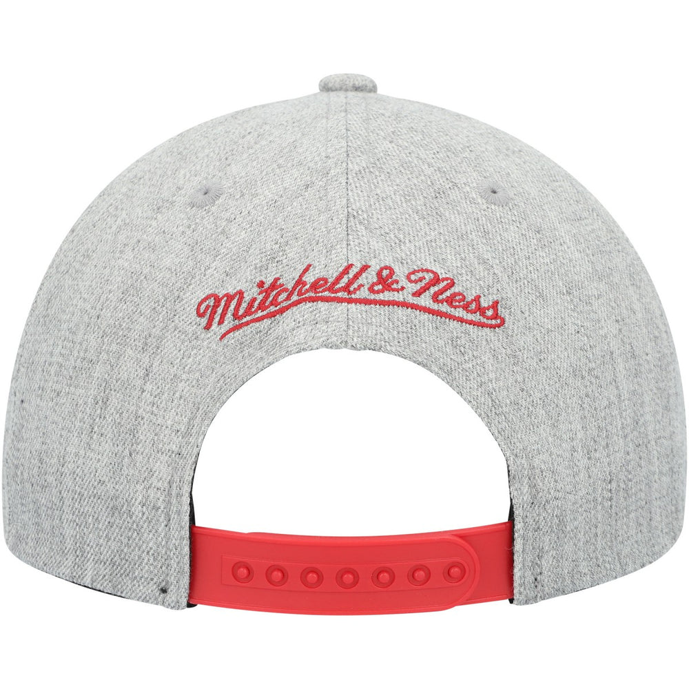 Miami Heat Hardwood Classics 2.0 Snapback Hat - Heather Gray | Mitchell & Ness shop