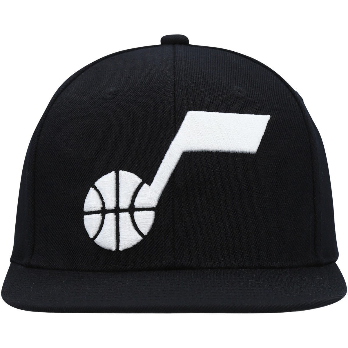 Utah Jazz Ground 2.0 Snapback Hat - Black | Mitchell & Ness for sale