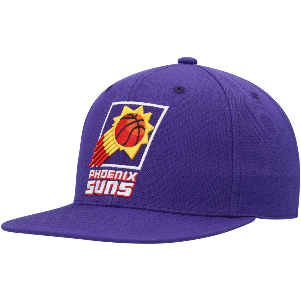 Phoenix Suns Hardwood Classics MVP Team Ground 2.0 Fitted Hat - Purple | Mitchell & Ness outlet