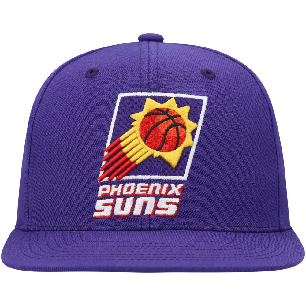 Phoenix Suns Hardwood Classics MVP Team Ground 2.0 Fitted Hat - Purple | Mitchell & Ness outlet