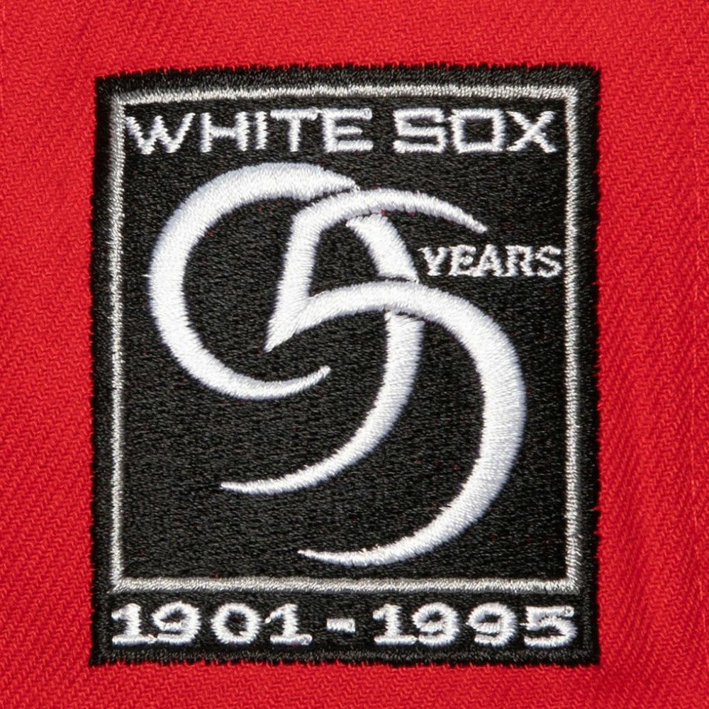 Chicago White Sox Bases Loaded Fitted Hat - Red/ | Mitchell & Ness