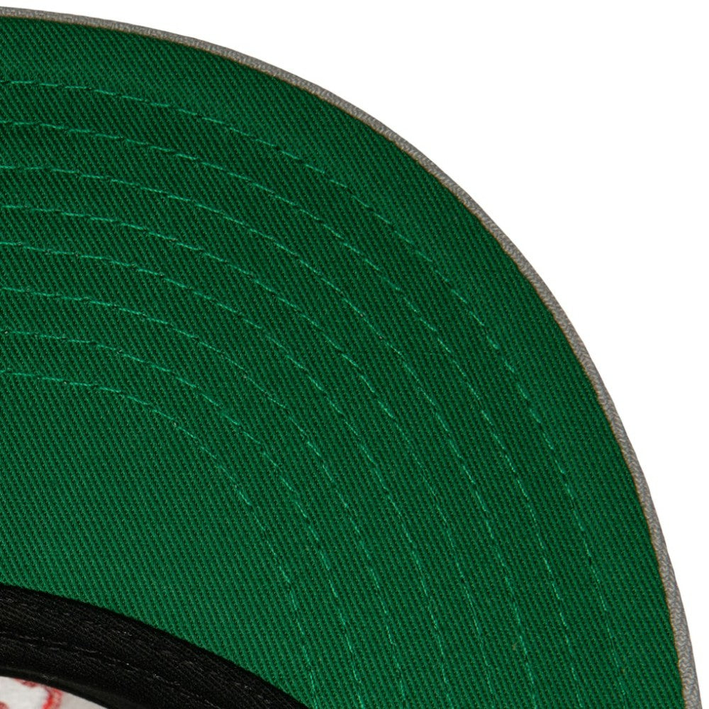 New York Yankees Yankee Stadium 50th Anniversary Homefield Fitted Hat - Cream/Gray | Mitchell & Ness