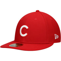 Chicago Cubs Low Profile 59FIFTY Fitted Hat - Scarlet | New Era