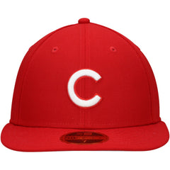 Chicago Cubs Low Profile 59FIFTY Fitted Hat - Scarlet | New Era